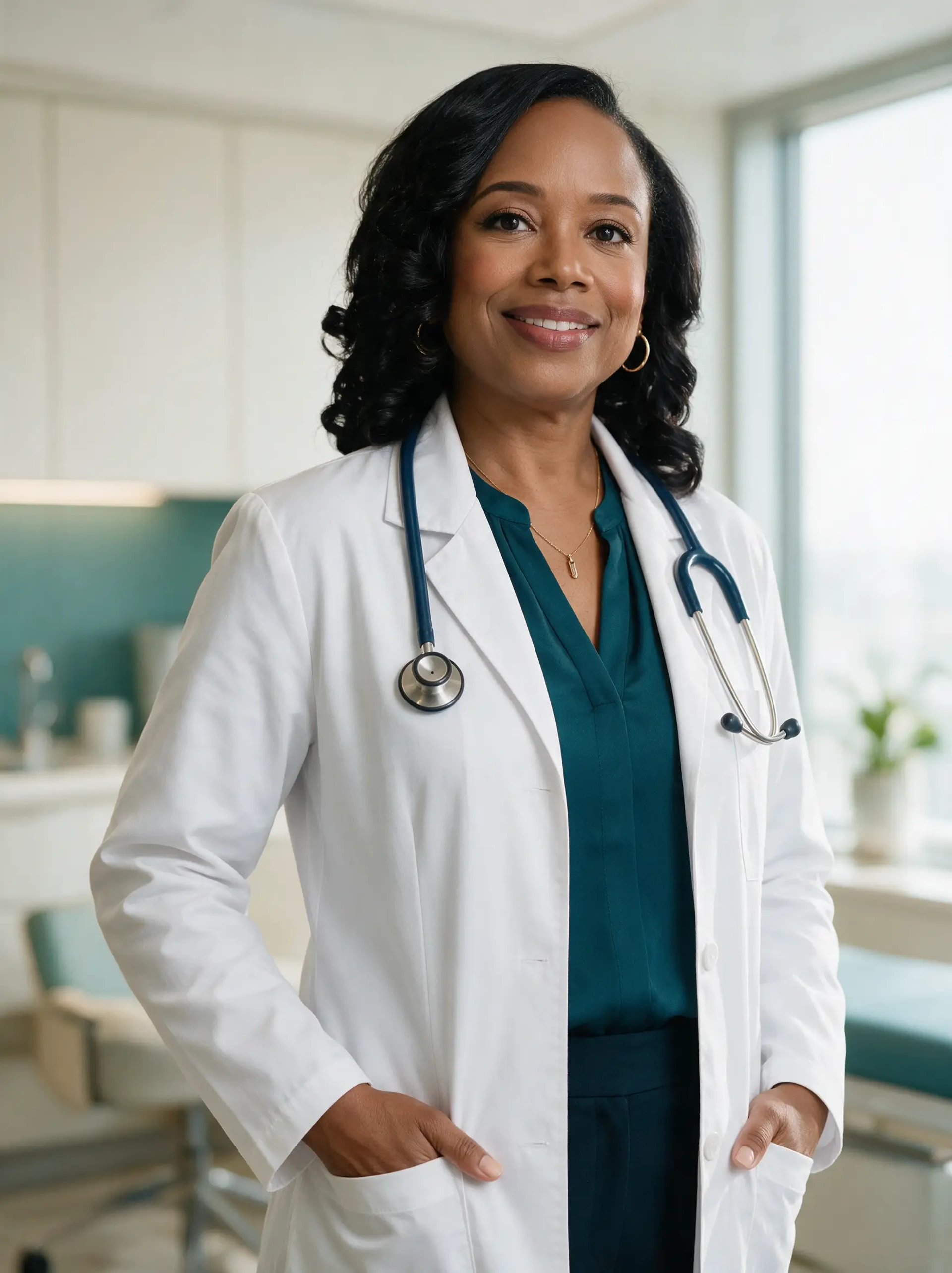 Dr. Tyra Ousley in a bright clinical setting